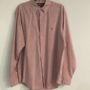 Ralph Lauren Pink Casual Button Down Shirt long sleeve